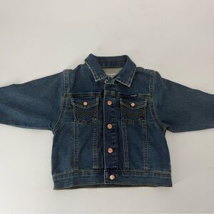NWOT Wrangler Classic Denim Jean Jacket. Size 3T.